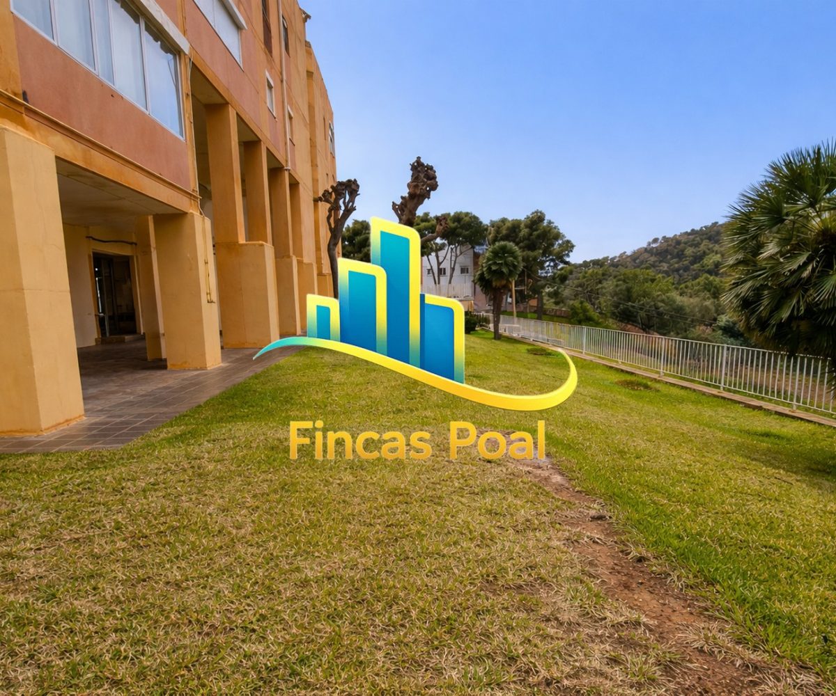 Espacios verdes de la finca en El Poal, Castelldefels