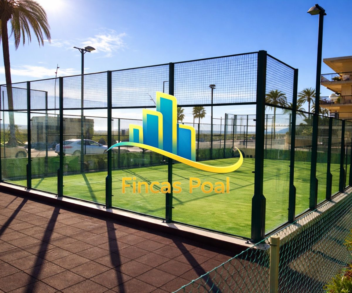 Zona deportiva en complejo residencial en Castelldefels